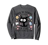 Photo Gallery cute back to school cat moms - insegnante studente cat lovers felpa Photo Gallery cute back to school cat moms - insegnante studente cat lovers felpa