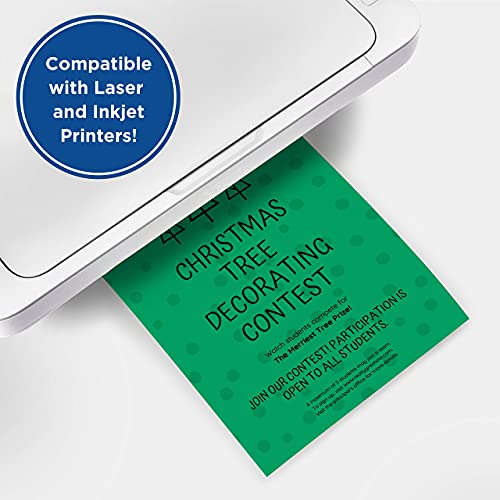 Printworks Holiday Cardstock, 67Lb Heavyweight Cardstock, Includes Red, Green, And White Cardstock, 200 Sheets Total, Perfect For Christmas Cards, Gift Tags, Party Announcements & Craft #TOP3