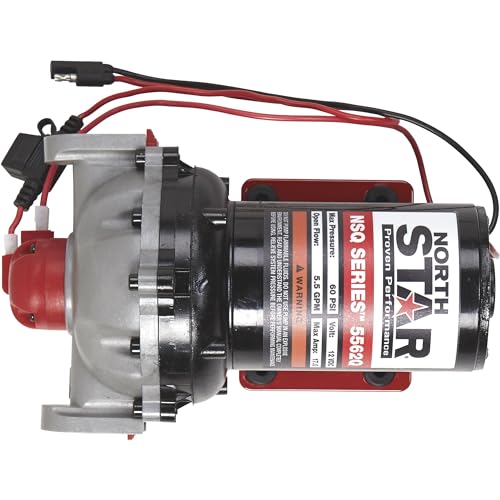 NorthStar NSQ Series 12V On-Demand Sprayer Diaphragm Pump with Quick-Connect Ports - 5.5 GPM