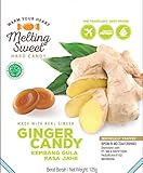 Melting Sweet Premium Individually Wrapped Ginger Hard Candy, 4.4 oz bag