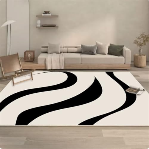 Tapis couloir tapis enfant tapis de salon noir 60x100 - 2