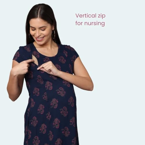Image of Morph Maternity | Maternity Dresses for Women | Fits During Pregnancy & Post Pregnancy | Back Tie to Adjust