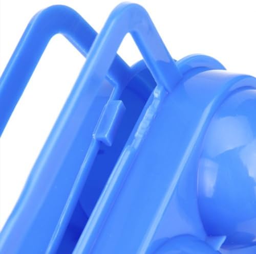 Portable Folding Plastic Egg Carrier Holder Storage Container for 6 Eggs - Blue