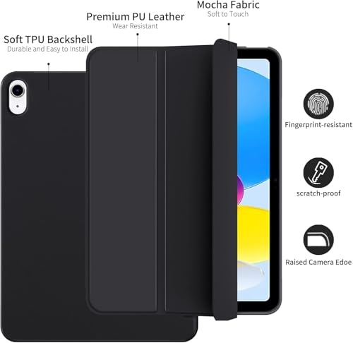 Image of Tablet Case Cover for Apple iPad Pro 9.7 inch (1st Gen) [Auto Sleep /Wake Cover] [Trifold Stand] - Black