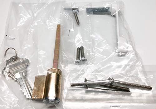 Sliding Patio Door Handle Set for Milgard, White (Locking)
