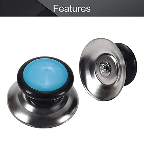 Mromax Universal Pot Lid Cover Knobs, Plastic Pot Lid Handle Replacement Knob For Kitchen Cookware 12Pcs #TOP2