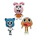 Tylyund Peluche 1 Pièces Dessin Animé Mignon Monde Incroyable Gumballs Darwin Anais Lapin en Peluche Poupée Doux Jouets en Peluche Poupée Cadeaux pour Enfants 25 Cm Aléatoire