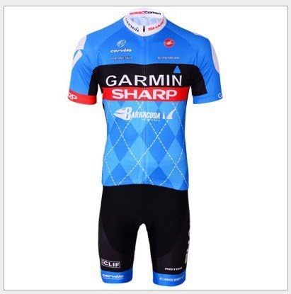 Garmin manica corta bici maglia e BIB breve / biciclette / Equitazione /  Cycling Wear / Abbigliamento : Abbigliamento