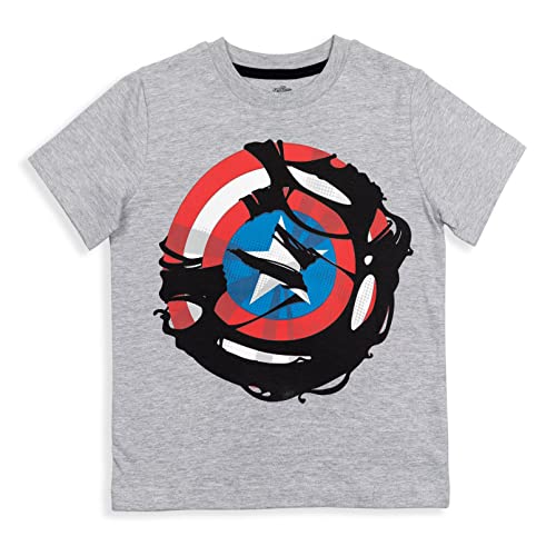 Marvel Spider-Man Captain America The Hulk Big Boys 3 Pack T-Shirt Red/Green/Gray 14-16 #TOP3