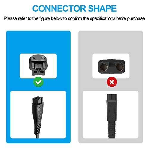 Shaver Charger For Panasonic Arc3 4 5 Power Cord，Razor Charger For Panasonic Electric Razor Es-Lv65/Lv67/Lv95/Lv97, 5.4V Adapter With 5.9Ft Cable #TOP2