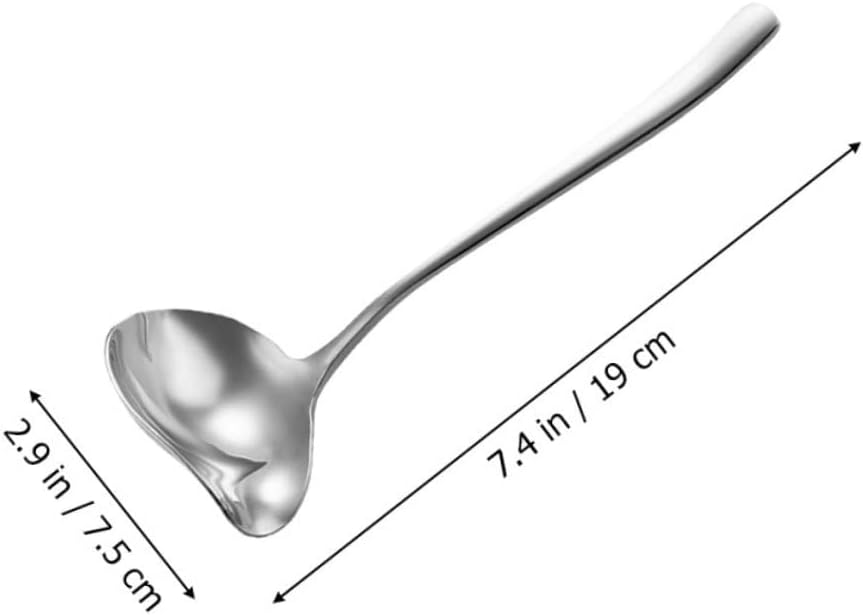 Stainless Steel Gravy Ladle for Easy Serving and No Spill Pouring