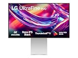 LG 32U990A Monitor 32' 6K, 6144x3456, Thunderbolt 5, integrazione totale con Mac, Nano IPS Black, 224PPI, HDR 600, Adobe RGB 99,5%, DCI-P3 98%, Speaker, USB-C, HDMI 2.1, DP 2.1, KVM, PBP, PIP, Argento