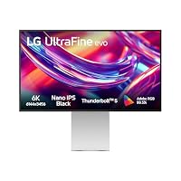 LG 32U990A Monitor 32' 6K, 6144x3456, Thunderbolt 5, integrazione totale con Mac, Nano IPS Black...