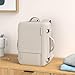 Beraliy Travel Backpack, Large Carry On Backpack, Personal Item Travel Bag, Airline Approved 17 Inch Laptop Backpack, College Weekender Business Hiking Bag, Beige