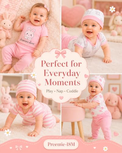 Image of Baby Boy Girl Clothes Preemie Newborn Must Have Infant Essentials Outfits 20 Piece Clothing 0-18 Months