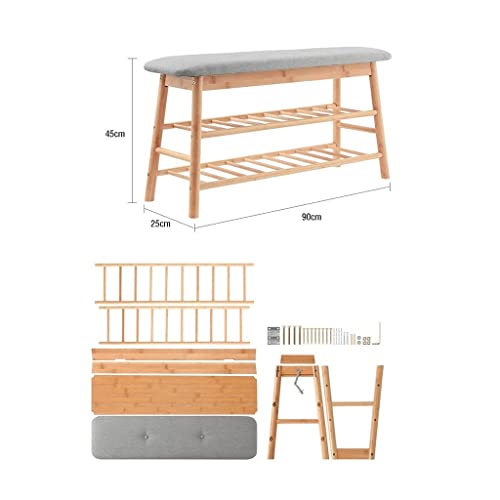 Banc à chaussures avec assise pour optimiser les couloirs étroits - 4