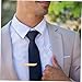 Veemoon Men's Fashion Tie Clip Lightweight Neck Tie Clip for Business and Weddings