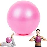 ★Material:Mini Pelota de Ejercicio de 25cm hecho de material de PVC ecológico,resistente a las explosiones, suave e insípido,seguro y antideslizante.