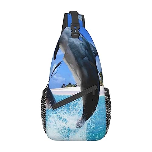 Sac à bandoulière décontracté Sea Dolphin : restez libre de vos mouvements avec ce sac à dos noir