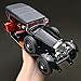 RZAPE Model Car Kits Adults and Boys 1/24 Diecast Cars Phantom Generation Vintage Car Collectibles,Die Cast Metal Pull Back Cars with Lights and Sounds,Toy Cars for Boys Age 3-12（Black）