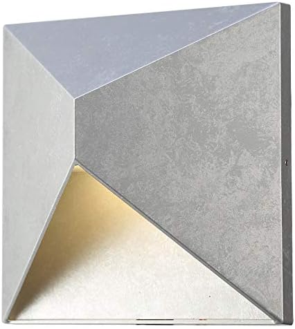 Olympos Led Outdoor Wall Light in Silver