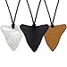 Panny & Mody 3 Pack Shark Tooth Sensory Chew Necklace for Kids, Designed for Teething, Autism, Biting, Chewing - Silicone Oral Sensory Chewy Teether Pendant Chewelry for Baby Boys and Girls