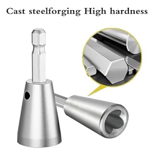 2pcs Wire Twisting Stripping Tool for Drill,Cast Steel Drill Wire Twister Stripper Connector,high Hardness,Wear-Resistant,Electrician Special,Low rotational Speed