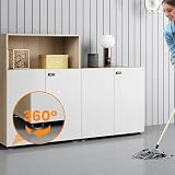 HASLED 8er-Set Schwerlast-Möbelrollen selbstklebend - 360° drehbar, max. 300 kg pro Rolle | Für Möbel, Küchengeräte & Aufbewahrungsboxen | Kugelrollen Mini mit Edelstahlkugeln