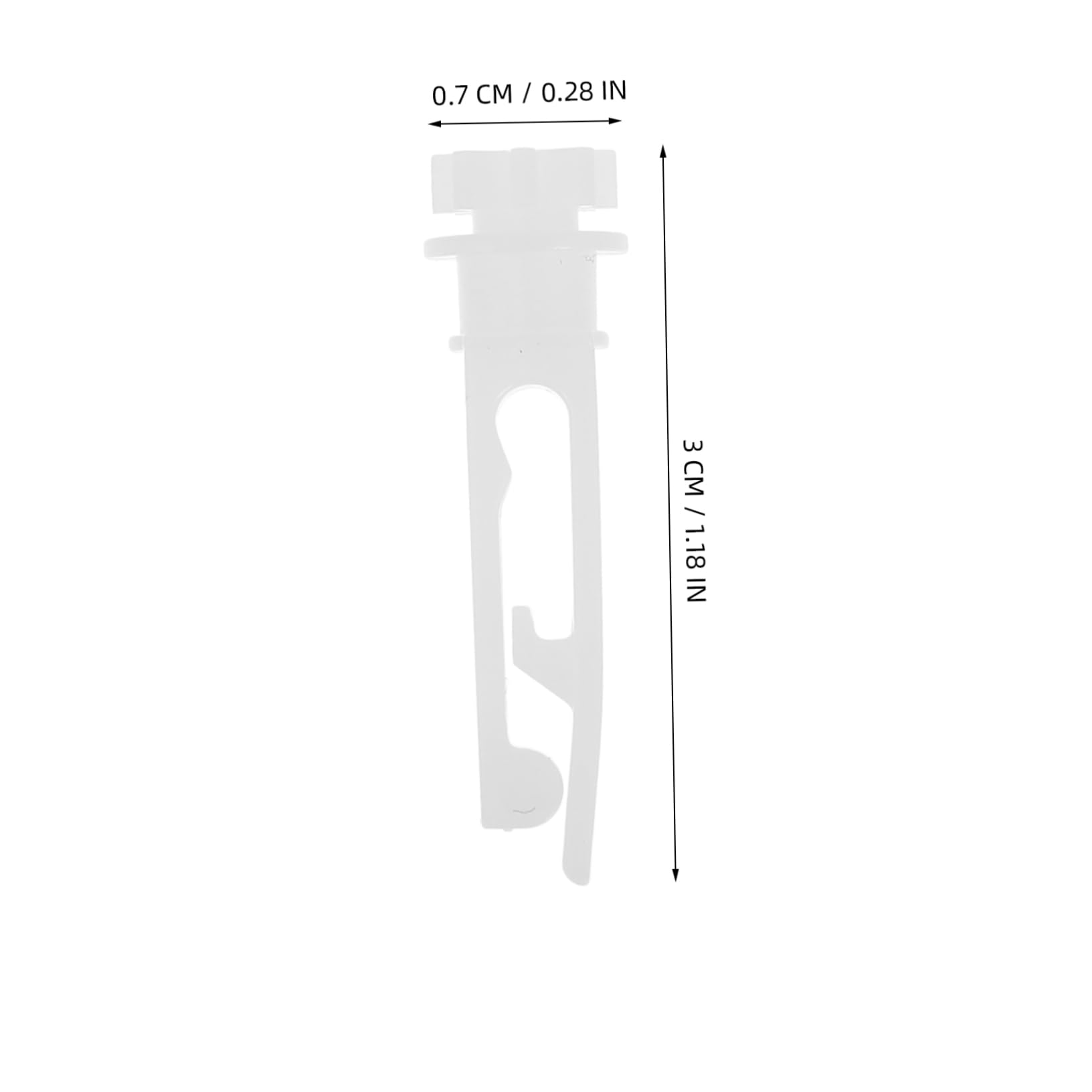Alipis 12set Vertical Blind Stem Replacement Kit Adjustable Hooks Components for Vertical Blinds Complete Repair for White Plastic Slats Brackets Included