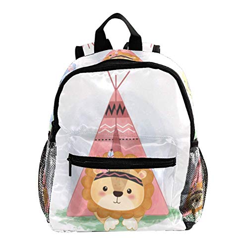 Mochila Escolar Elefante león Zorro para Niños 3 8 Años Infantil Guarderia Backpack