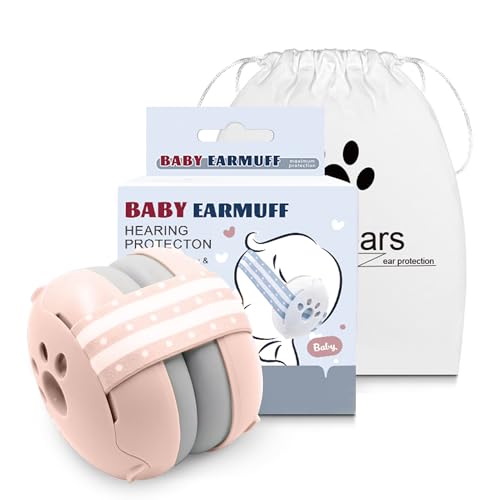 Tarleys Protectores Auditivos para Bebes y Niños de 0 a 36 meses - Reducción de Ruido de 27dB - Cascos Bebe Antirruido - Orejeras Antirruido con Bolsa de Transporte - Orejeras Ajustables.