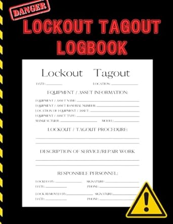 Lockout Tagout Log Book: Wayne, Rosie: Amazon.com: Books