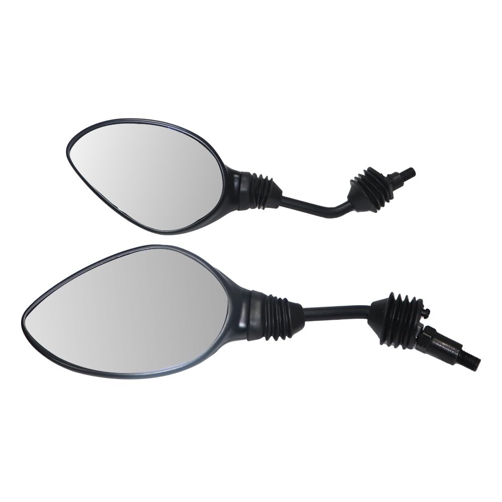 TVS Bike Mirrors Set, Wide-Angle for Maximum Visibility While