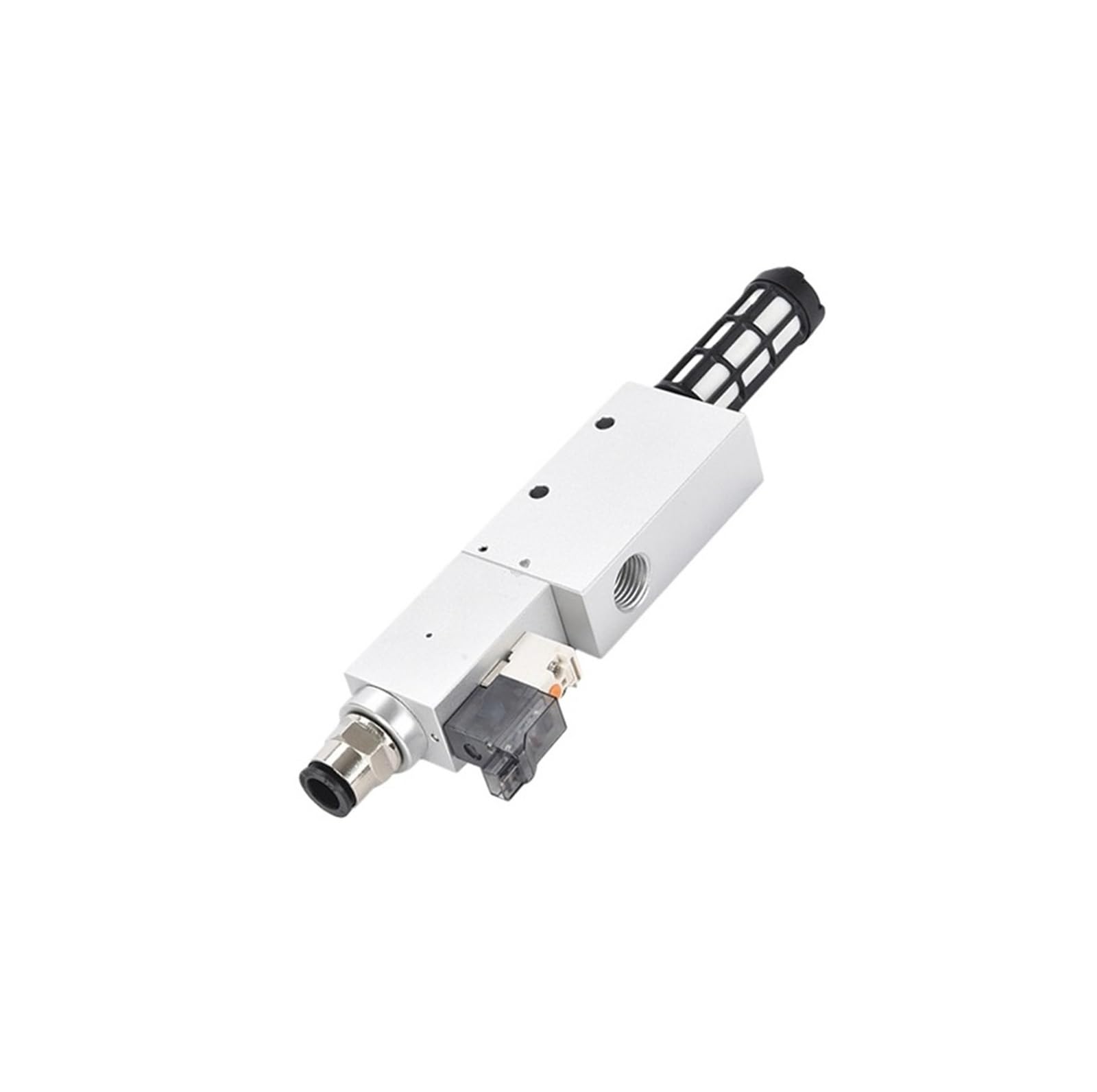 Generador de vacío integrado RVE10 con gran fuerza de succión, válvula de control de correa neumática, interruptor de detección, válvula de destrucción eléctrica(RVE10-HS)