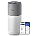 Price comparison product image Philips Series 3000i Connected Air Purifier with Real Time Air Quality Feedback, Anti-Allergen, Combined HEPA with Carbon Filter Reduces Odours and Gases, Grey/White (AC3033/30)