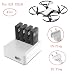 Battery Charger for DJI Tello Drone, Rucan 4in1 Multi Battery Charger Hub RC Intelligent Quick Charging (US Plug)