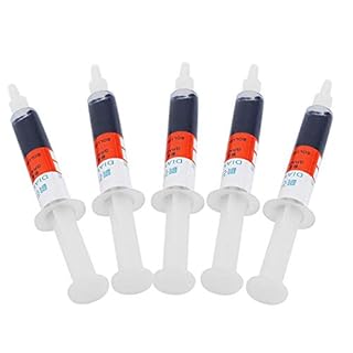 5Pc/Set Rettifica Diamantata, Diamant Polierpaste Metall 8000 Pasta Diamantata Pasta per Lucidatura Pasta per Lappatura Pasta Abrasiva Tubo 'ago W1.0# 8000 (W40 (smerigliatura grossolana e