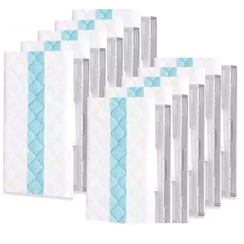 10-Pack Disposable Hard Floor mat Refill, Compatible with Shark VACMOP Pro VM252 VM251 VM250 VM200 VC205 QM250 VM190 VM200P12 VMP30, Suitable for All Floor Types