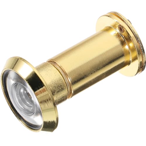 DEARMAMY Privacy Cover Door Peephole Viewer Stainless Steel Door Eye Viewer with Glass Security Device Thickness Easy Installation Reusable Protection