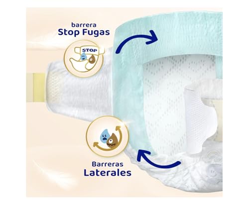 Miniatura 6 de Dodot Sensitive Pañales Talla 6 Extra Absorción, 14 Kg, 12 Horas De Protección, Barrera Stop Fugas, 80 Unidades