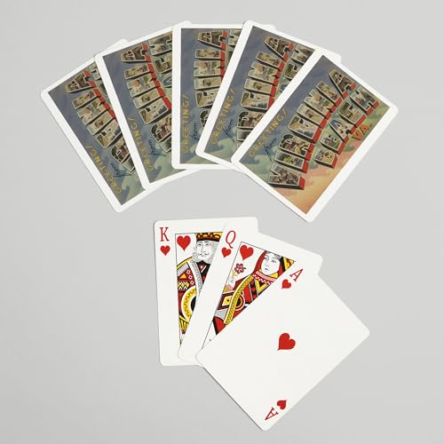 Baraja de Naipes Poker Lantern Press 52 cartas miniatura 7