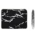 TOP CASE - Marble Pattern Zipper Sleeve Bag Case Compatible All Laptop 13" 13-inch MacBook Pro without Retina Display/MacBook Air/MacBook Unibody/Ultrabook / Chromebook - Black