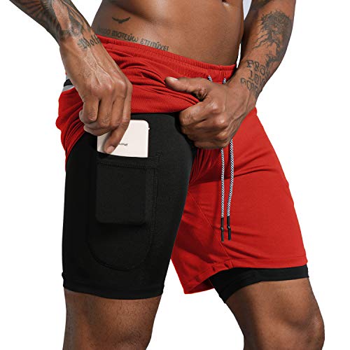 Image of IVAAN Black Polyester Shorts for Running- Regular, Gym