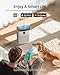 MERONTE Luftreiniger für Allergiker, Air Purifier für Raucherzimmer, HEPA Filter Gegen Staub Pollen, CADR 300 m³/h für 100 m², 24 dB, Timer, Luftqualitäts-Feedback & Automodus, Mattweiß, 1 Pack+3 Modi