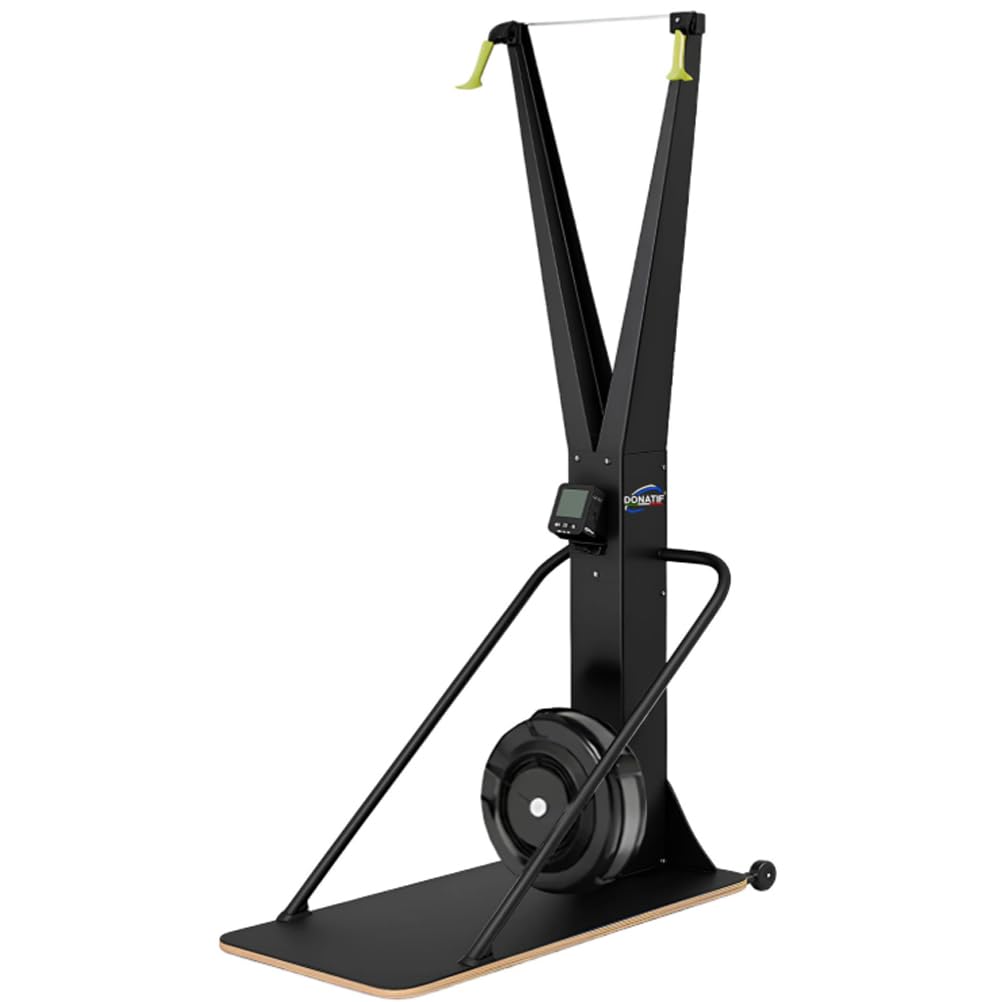 Air Ski Trainer CF20 – Ski Erg Macchina Cardio a Resistenza ad Aria, Allenamento Funzionale Total Body, Display LCD, Attrezzo Palestra e Home Gym