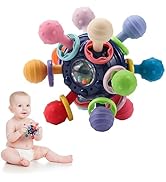 MYDOVA Beißring Baby, Baby Spielzeug 0 3 6 9 Monate, Greifling Baby, Ball Rassel Spielzeug, Flexi...