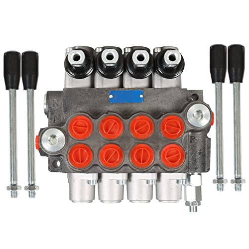 Timunr 4 Spool 11 GPM Hydraulic Directional Control Valve, 3600 PSI