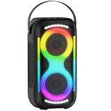 TYOTY Altoparlante Bluetooth 160W forte Boombox senza fili portatile grande potente suono basso profondo TWS grandi altoparlanti di festa a casa all'aperto con luci a LED del subwoofer