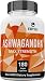EBYSU Ashwagandha - 1300mg Max Strength 180 Capsules - Supplement Supports Stress Relief & Anti Anxiety Control