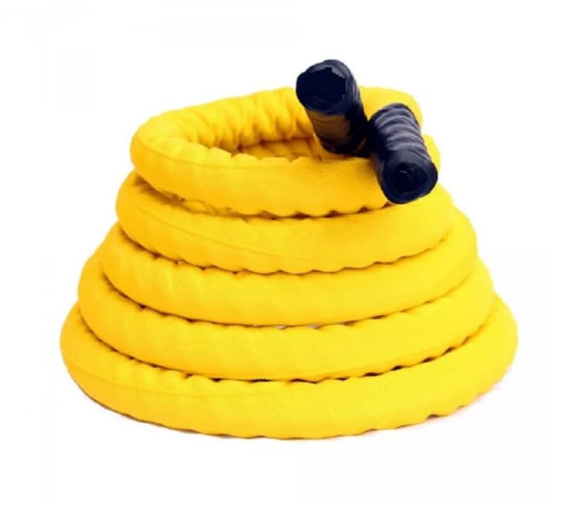 Corda Naval 40 mm Revestida Amarelo Rope Training 8m